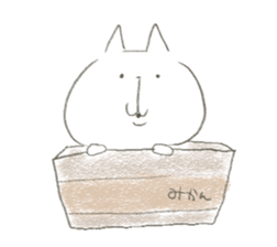 note rakugaki cat sticker #9311484