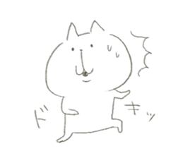 note rakugaki cat sticker #9311488