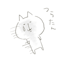 note rakugaki cat sticker #9311492