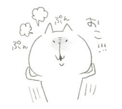 note rakugaki cat sticker #9311493