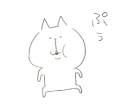 note rakugaki cat sticker #9311502