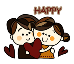 Pretty  sticker of the calm color sticker #9312228