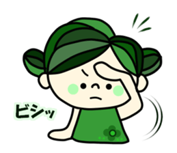 Pretty  sticker of the calm color sticker #9312243