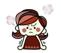 Pretty  sticker of the calm color sticker #9312258