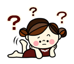 Pretty  sticker of the calm color sticker #9312261