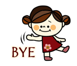 Pretty  sticker of the calm color sticker #9312262