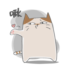 Sassy cat family sticker #9312472