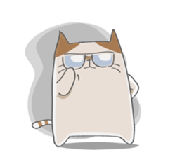 Sassy cat family sticker #9312486