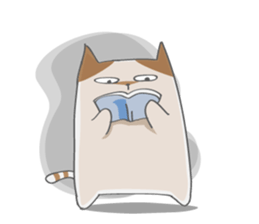 Sassy cat family sticker #9312487