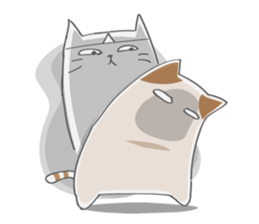 Sassy cat family sticker #9312490