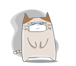 Sassy cat family sticker #9312491