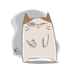 Sassy cat family sticker #9312498