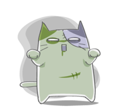 Sassy cat family sticker #9312499