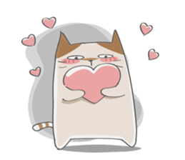 Sassy cat family sticker #9312503