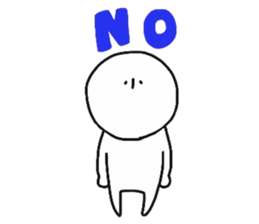 lazybones white sticker #9313145