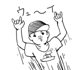 A face is vague sticker #9313184