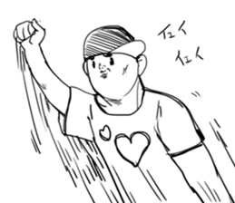 A face is vague sticker #9313191