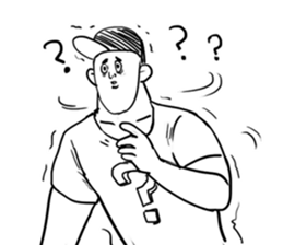 A face is vague sticker #9313192