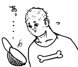 A face is vague sticker #9313205