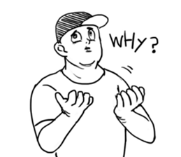 A face is vague sticker #9313215