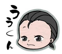 pretty Japanese sword-girl sticker #9313313