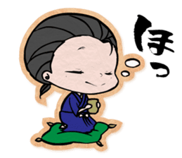 pretty Japanese sword-girl sticker #9313319