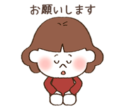 Thank you , Sorry - girl sticker #9313856