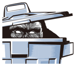 half-open eyes answer ver8 sticker #9314381