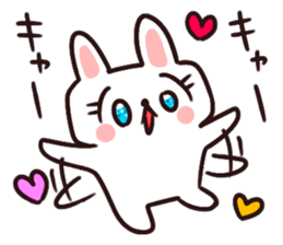 Kirakira cutie rabbit sticker #9314409