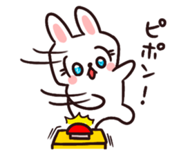 Kirakira cutie rabbit sticker #9314413