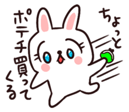 Kirakira cutie rabbit sticker #9314416