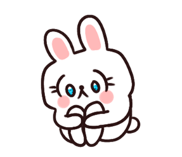 Kirakira cutie rabbit sticker #9314423