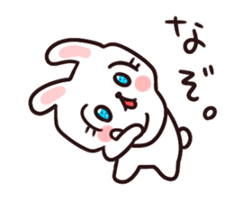 Kirakira cutie rabbit sticker #9314432