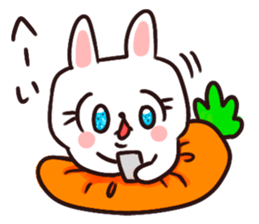 Kirakira cutie rabbit sticker #9314436
