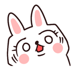 Kirakira cutie rabbit sticker #9314438