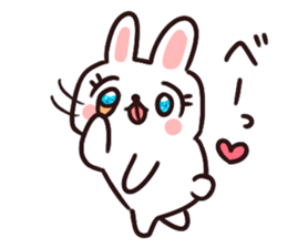 Kirakira cutie rabbit sticker #9314443