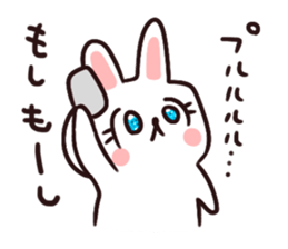 Kirakira cutie rabbit sticker #9314445