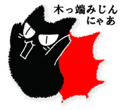 A black cat will answer 3. sticker #9314691