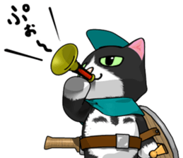 Hunting Cat sticker #9315184