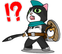 Hunting Cat sticker #9315187