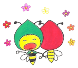 Bee Boy & Mimi sticker #9315362