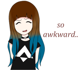 Awkward Cathy sticker #9315651