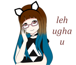 Awkward Cathy sticker #9315666