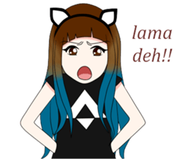 Awkward Cathy sticker #9315672