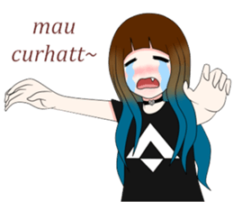 Awkward Cathy sticker #9315676