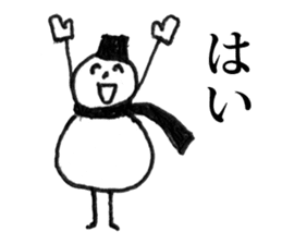 Snowman (Rakugaki) sticker #9315891