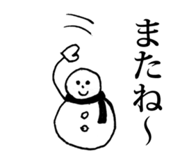 Snowman (Rakugaki) sticker #9315924