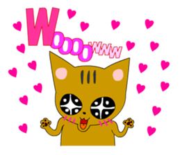 Big cat small cat Deji and Tora (English sticker #9316333