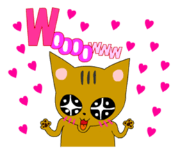 Big cat small cat Deji and Tora (English sticker #9316333