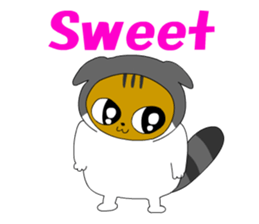 Big cat small cat Deji and Tora (English sticker #9316348